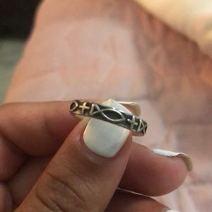 James Avery Ichthus and Cross Band💍💖